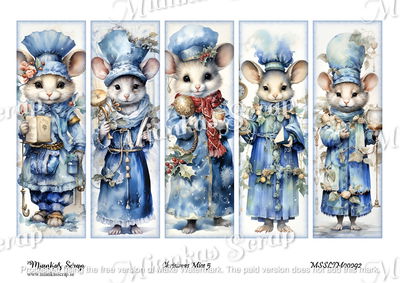 Miankas Scrap klippark - Christmas Mice 5