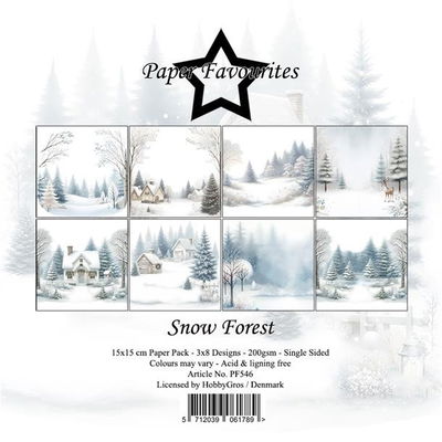 Paper Favourites - Snow Forest Paperpack 6' x 6'