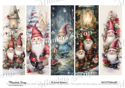 Miankas Scrap klippark - Christmas Gnome 2