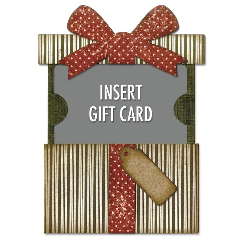 Thinlits Die by Tim Holtz Gift Card Package