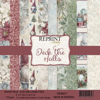 Paperpack Reprint - Deck the Halls Collection - 8x8