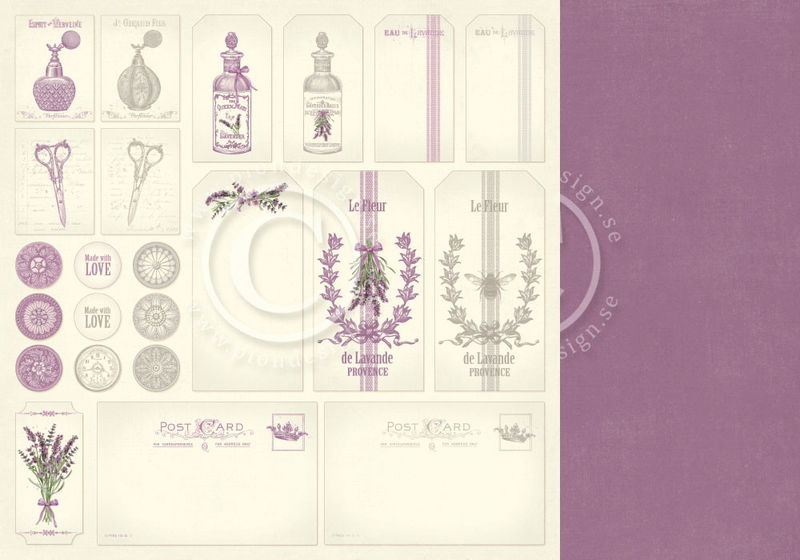Pion Design - Scent of Lavender - Tags