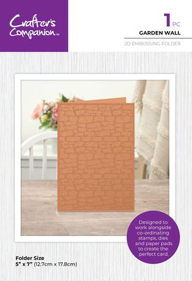 Crafter's Companion Garden Collection 2D Embossing Folders Garden Wall Crafter's Companion Garden Collection 2D Embossing Folders Garden Wall