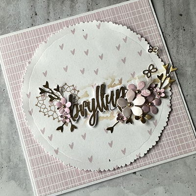 Design5 - Runda Bubbelramar – 6 st – Cutting Die