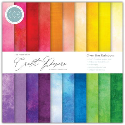 Craft Consortium Essential Craft Papers Paperpad Ink Drops Over The Rainbow Craft Consortium Essential Craft Papers Paperpad Ink Drops Over The Rainbow