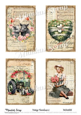 Miankas Scrap klippark - Vintage Farmhouse 2