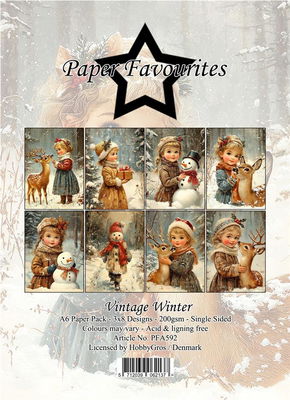 Paper Favourites Paper Pack "Vintage Winter" A6