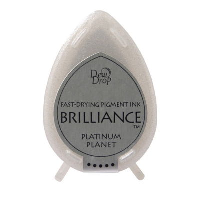 Tsukineko Brilliance Pearlescent Platinum Planet