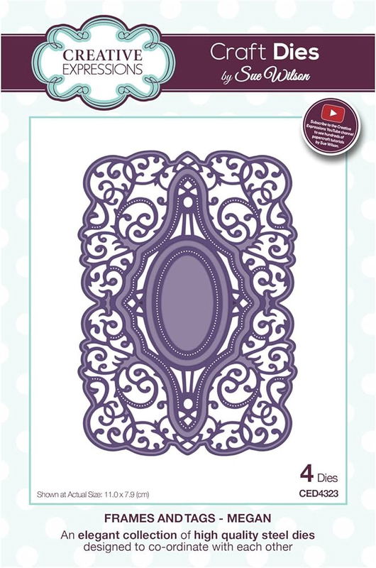 Creative Expressions Craft Dies by Sue Wilson - Frames & Tags - Megan