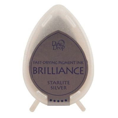 Tsukineko Brilliance Pearlescent Starlite Silver