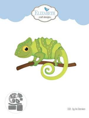 Elizabeth Craft Designs Dies -Jungle Party Dies Spy The Chameleon