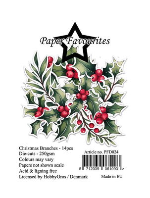 Paper Favourites Die-Cuts "Christmas Branches"