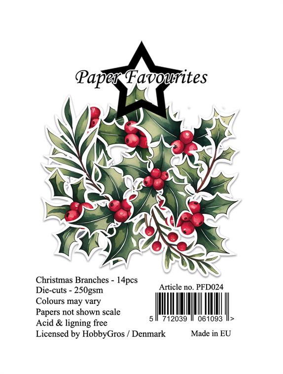 Paper Favourites Die-Cuts "Christmas Branches"