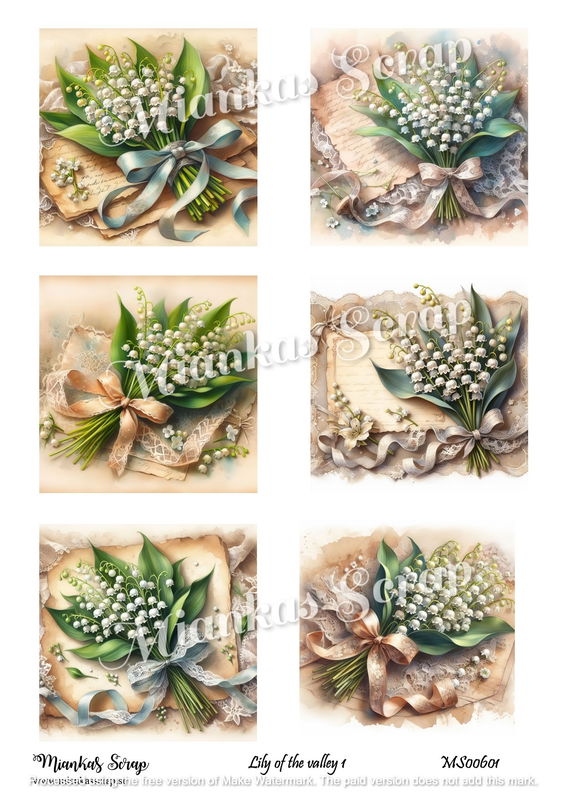 Miankas Scrap klippark - Lily of the valley 1