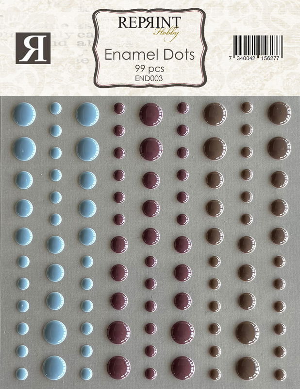 Adhesive Enamel Dots Deck the halls