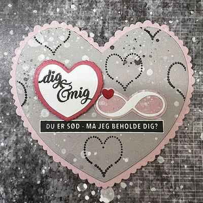 Design5 - Hjärta Bubbelramar – 10 st – Cutting Die