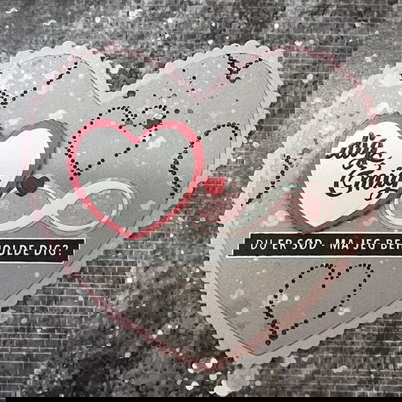 Design5 - Hjärta Bubbelramar – 10 st – Cutting Die