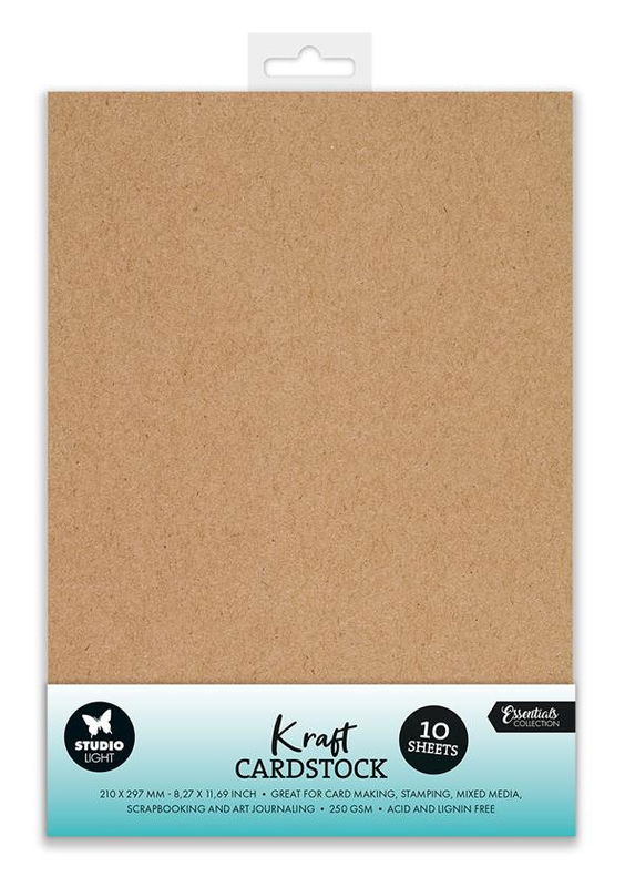 Studio Light Cardstock "Kraft" A4