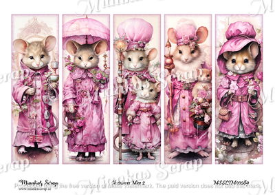 Miankas Scrap klippark - Christmas Mice 2