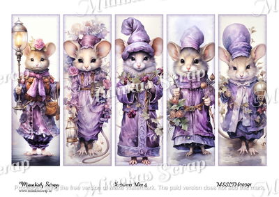 Miankas Scrap klippark - Christmas Mice 4