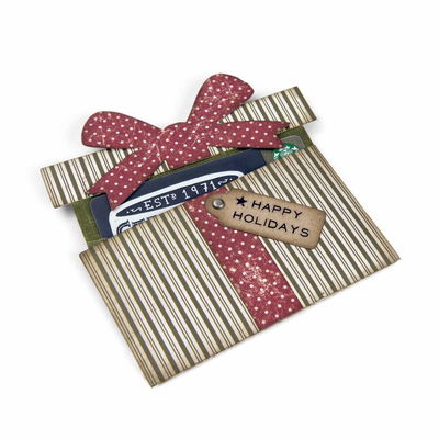 Thinlits Die by Tim Holtz Gift Card Package