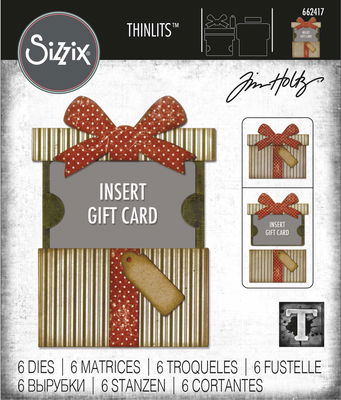 Thinlits Die by Tim Holtz Gift Card Package