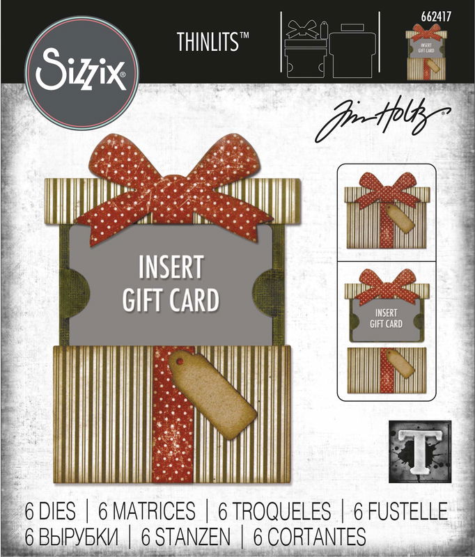 Thinlits Die by Tim Holtz Gift Card Package