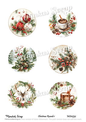 Miankas Scrap klippark - Christmas Rounds 1