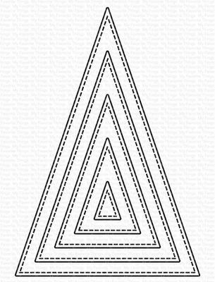 My Favorite Things - Stitched Tall Triangle