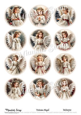 Miankas Scrap klippark - Victorian Angels