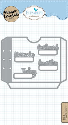 Elizabeth Craft Designs Dies - Planner Essentials - Planner Pocket 1 Elizabeth Craft Designs Dies - Planner Essentials - Planner Pocket 1