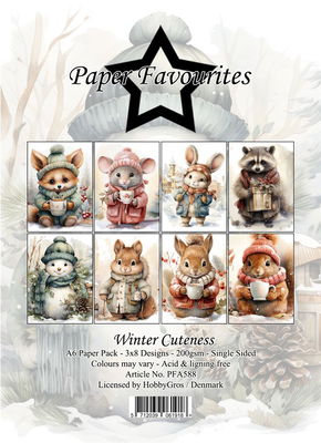 Paper Favourites Paper Pack "Winter Cuteness" A6