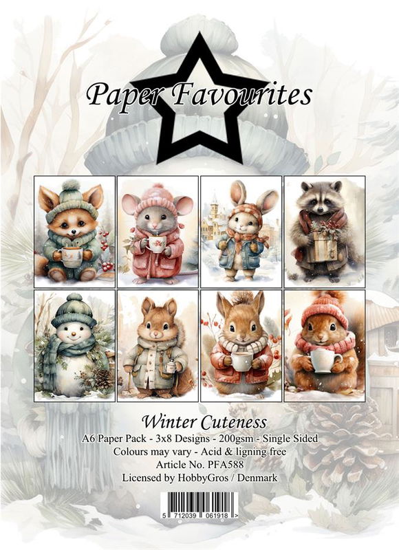 Paper Favourites Paper Pack "Winter Cuteness" A6