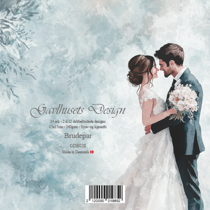 Gavlhusets Design - Block 6'' - Brudepar
