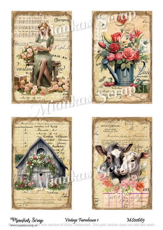 Miankas Scrap klippark - Vintage Farmhouse 1