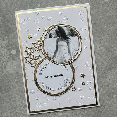 Design5 - Cirkel med stjärnor – Cutting Die
