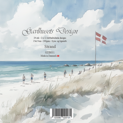 Gavlhusets Design - Block 6'' - Strand