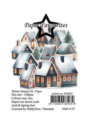Paper Favourites Die-Cuts "Winter Houses #2"