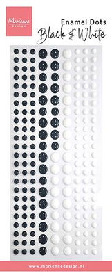 Marianne Design Enamel Dots "black & white"