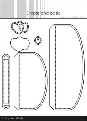 Simple and Basic die "Gatefold - A6 & 10x10cm"