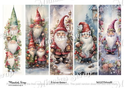 Miankas Scrap klippark - Christmas Gnome 1