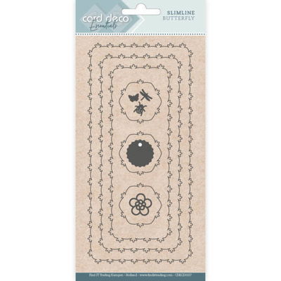 Card Deco Essentials Dies - Slimline Butterfly