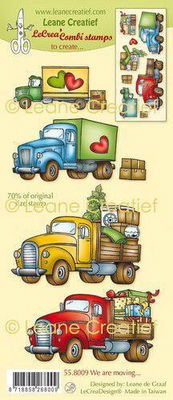 Leane Creatief BV Clearstamps - We are moving...