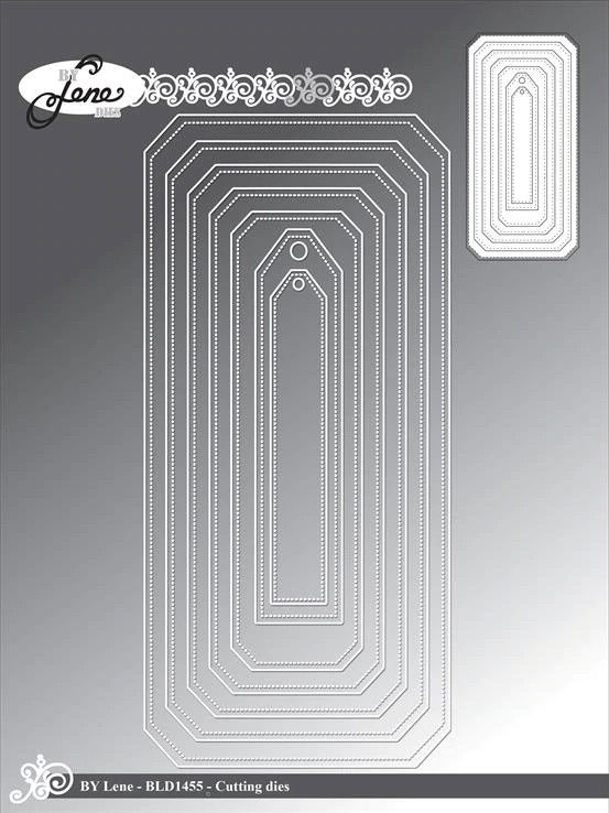 BY Lene Dies "Rectangle Slimcard"