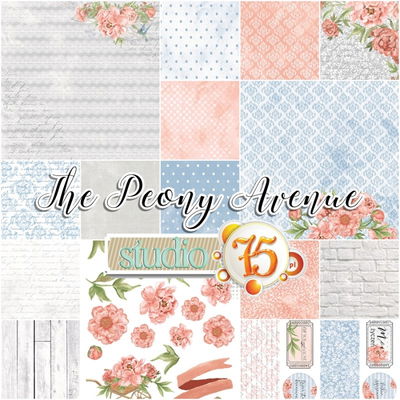 Studio75 The Peony Avenue Paperpad 12 x 12