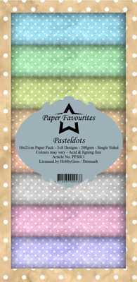 Paper Favourites Slim Card "Pastel Dots"