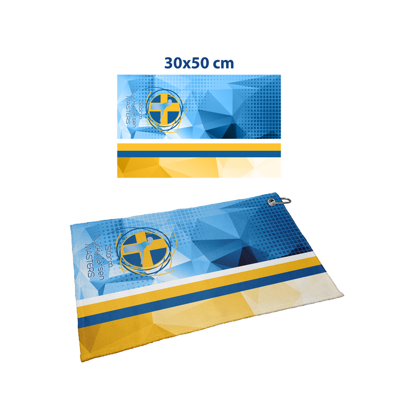 Sublimeringstryckt golfhandduk (Endast specialdesign)