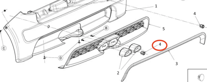 Embout d’échappement chromé Ligier IXO / JS50 V1 / JS RC