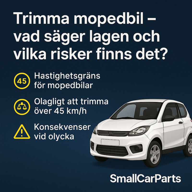 Mopoauton virittäminen – mitä laki sanoo ja mitkä ovat riskit?