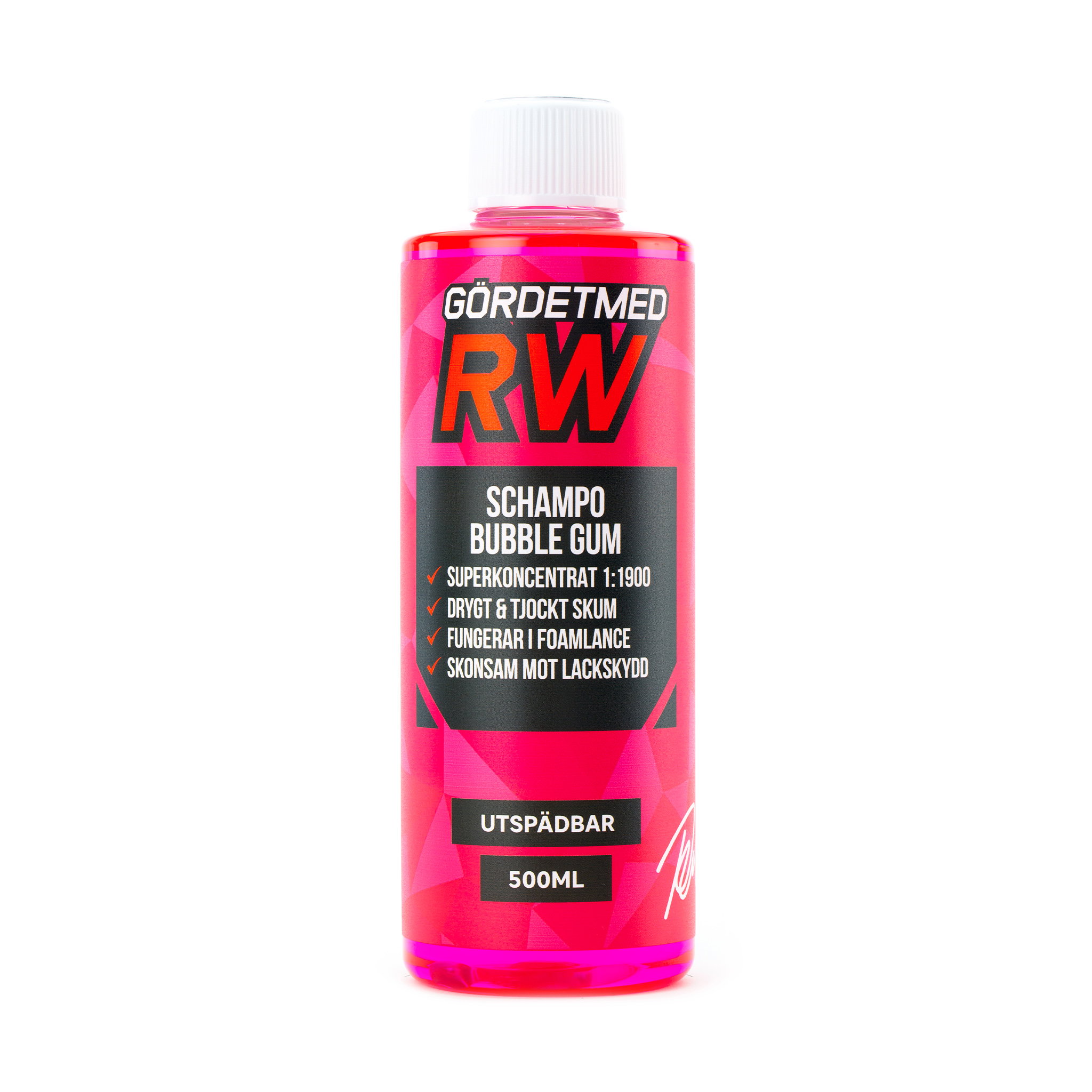 Schampo RW 500 ml (olika dofter) (Gör det med RW) (Bubble gum)